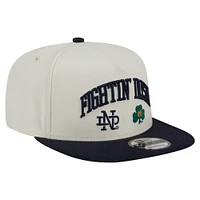 Casquette New Era blanche à bride arrière 9FIFTY Fighting Irish de Notre Dame pour homme