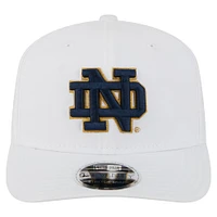 Men's New Era White Notre Dame Fighting Irish Perform Vault 9SEVENTY Stretch-Snap Hat