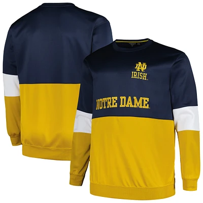 Sweat-shirt en polaire Profile Navy Notre Dame Fighting Irish Big & Tall pour hommes