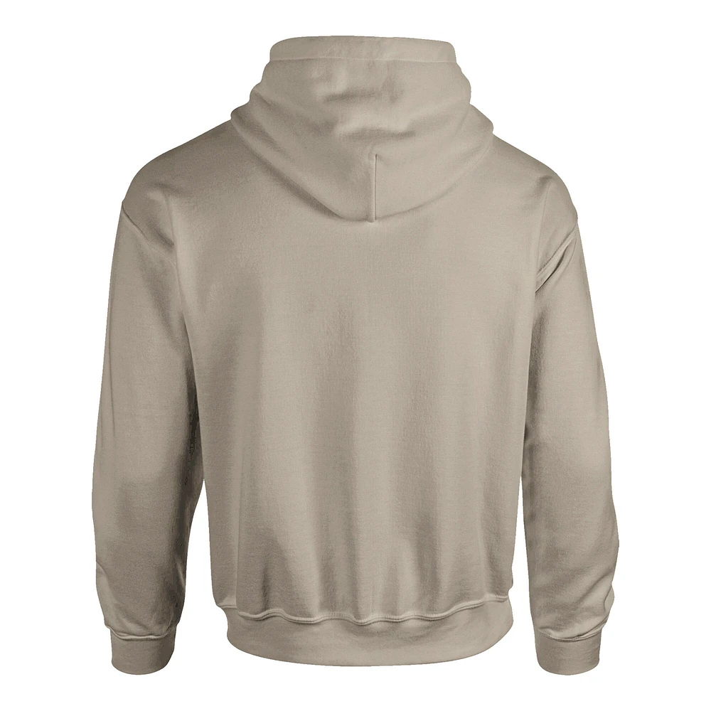 Men's  Tan Notre Dame Fighting Irish Upper Arch Letters Pullover Hoodie