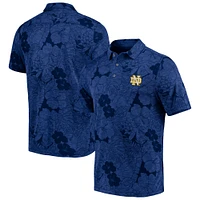 Men's Tommy Bahama Navy Notre Dame Fighting Irish Miramar Blooms Polo