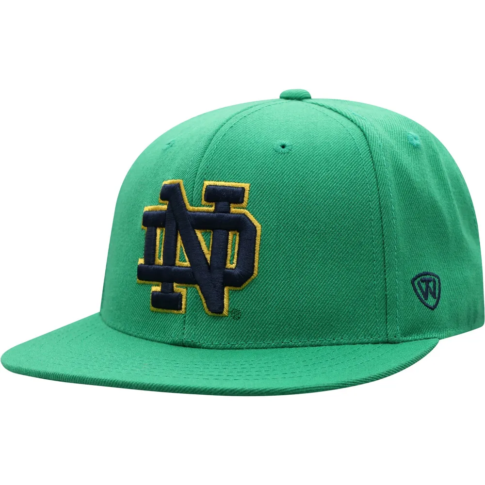 Lids Notre Dame Fighting Irish Top of the World Team Color Fitted Hat -  Green