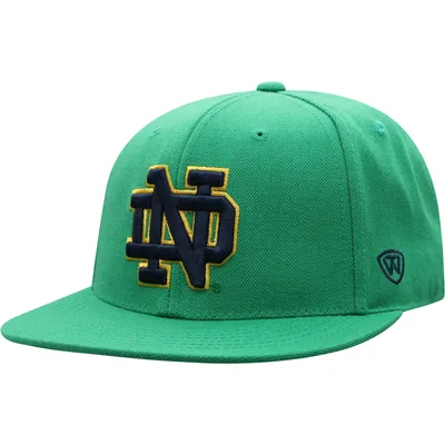 Notre Dame Fighting Irish Top of the World Team Color Fitted Hat - Green