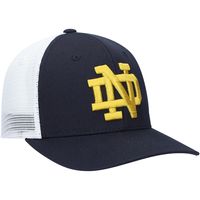 Men's Top of the World Navy Notre Dame Fighting Irish Trucker Snapback Hat