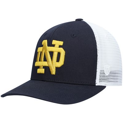 Men's Top of the World Navy Notre Dame Fighting Irish Trucker Snapback Hat