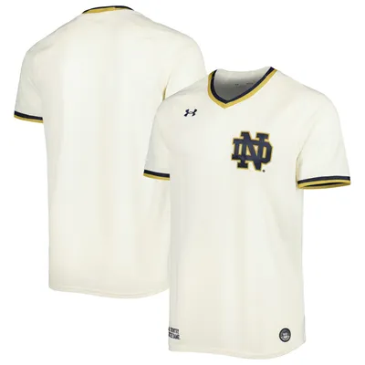 Under Armour Men's Notre Dame Fighting Irish Navy Replica Football Jersey, XL, Blue