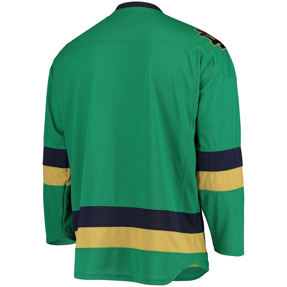 Men's Under Armour Green Notre Dame Fighting Irish Replica Hockey Jersey