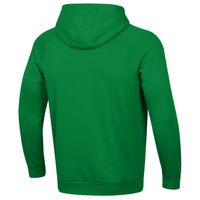 Men's Under Armour Green Notre Dame Fighting Irish Script School Logo All Day Raglan Pullover Hoodie