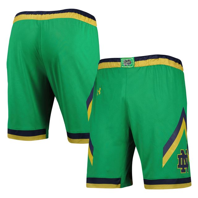 Under Armour Notre Dame Fighting Irish Team Replica Short de basketball pour homme Vert