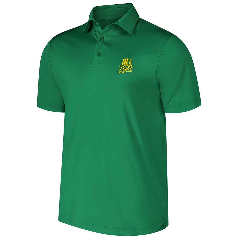 V110536 ND 2045 NCAA Polo vert T2 pour homme Irsh Wear Green POLMEN