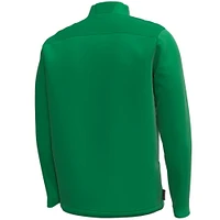 Men's Under Armour  Kelly Green Notre Dame Fighting Irish Motivate Quarter-Zip Performance Jacket