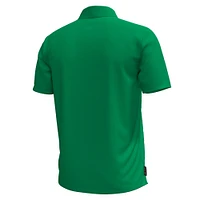 Men's Under Armour Kelly Green Notre Dame Fighting Irish Playoff Chest Stripe Performance Polo