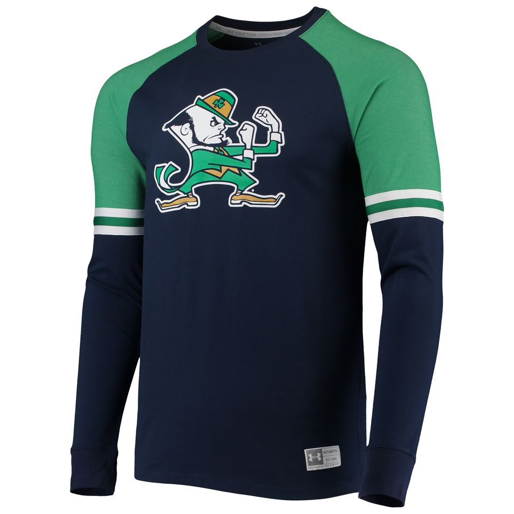 Men's Under Armour Navy/Green Notre Dame Fighting Irish