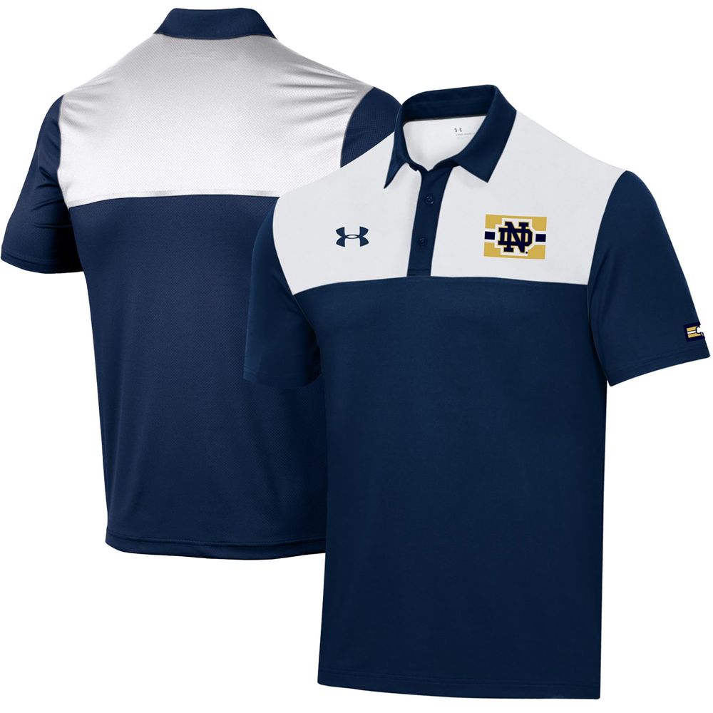 Men's Under Armour White/Navy Notre Dame Fighting Irish On-Field