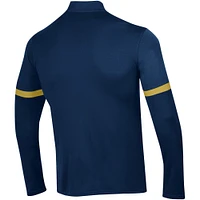 Under Armour Navy Notre Dame Fighting Irish 2023 Assist Warm Up Veste entièrement zippée pour homme