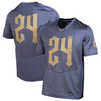 Under Armour Navy Notre Dame Fighting Irish 2024 Shamrock Series Réplique maillot pour homme