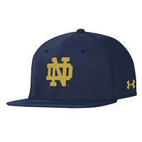 Men's Under Armour  Navy Notre Dame Fighting Irish Baseball Fitted Hat