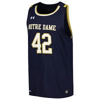 Under Armour Navy Notre Dame Fighting Irish Replica Maillot de basket-ball pour homme