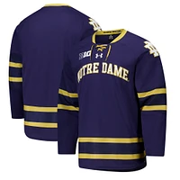 Men's Under Armour Navy Notre Dame Fighting Irish Replica Hockey Jersey