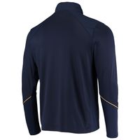 Men's Under Armour Navy Notre Dame Fighting Irish Sideline Performance Lightweight Quarter-Zip Jacket