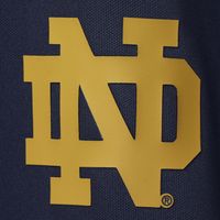 Men's Under Armour Navy Notre Dame Fighting Irish Sideline Performance Lightweight Quarter-Zip Jacket