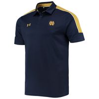 Men's Under Armour Navy Notre Dame Fighting Irish Sideline Recruit Performance Polo