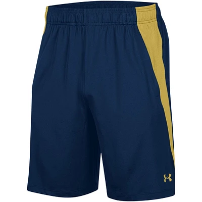 Men's Under Armour Navy Notre Dame Fighting Irish Tech Vent Shorts