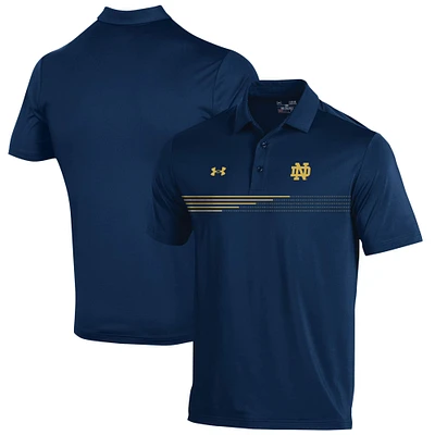 Under Armour Navy Notre Dame Fighting Irish Tee To Green Stripe Polo pour hommes