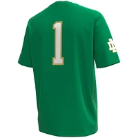 Men's Under Armour #1 Kelly Green Notre Dame Fighting Irish Premier Football Jersey