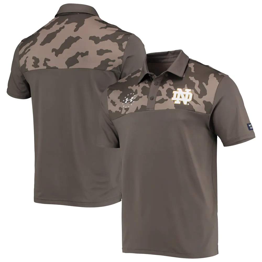 Lids Notre Dame Fighting Irish Under Armour Military Appreciation Performance Polo - Olive | Green Mall