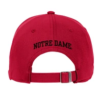 Men's Under Armour Red Notre Dame Fighting Irish Signal Caller Blitzing Adjustable Hat