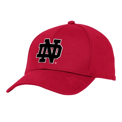 Casquette ajustable Under Armour rouge Notre Dame Fighting Irish Signal Caller Blitzing pour homme