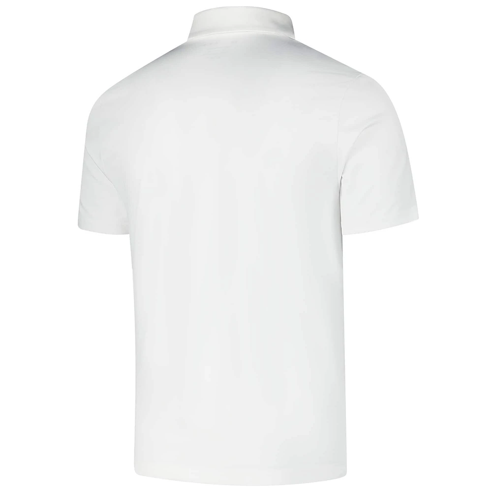 Men's Under Armour White Notre Dame Fighting Irish Pinnacle Performance Polo