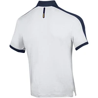 Polo blanc Under Armour Notre Dame Fighting Irish Trophy pour hommes