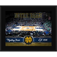 Notre Dame Fighting Irish 10.5'' x 13'' Sublimated Basketball Plaque