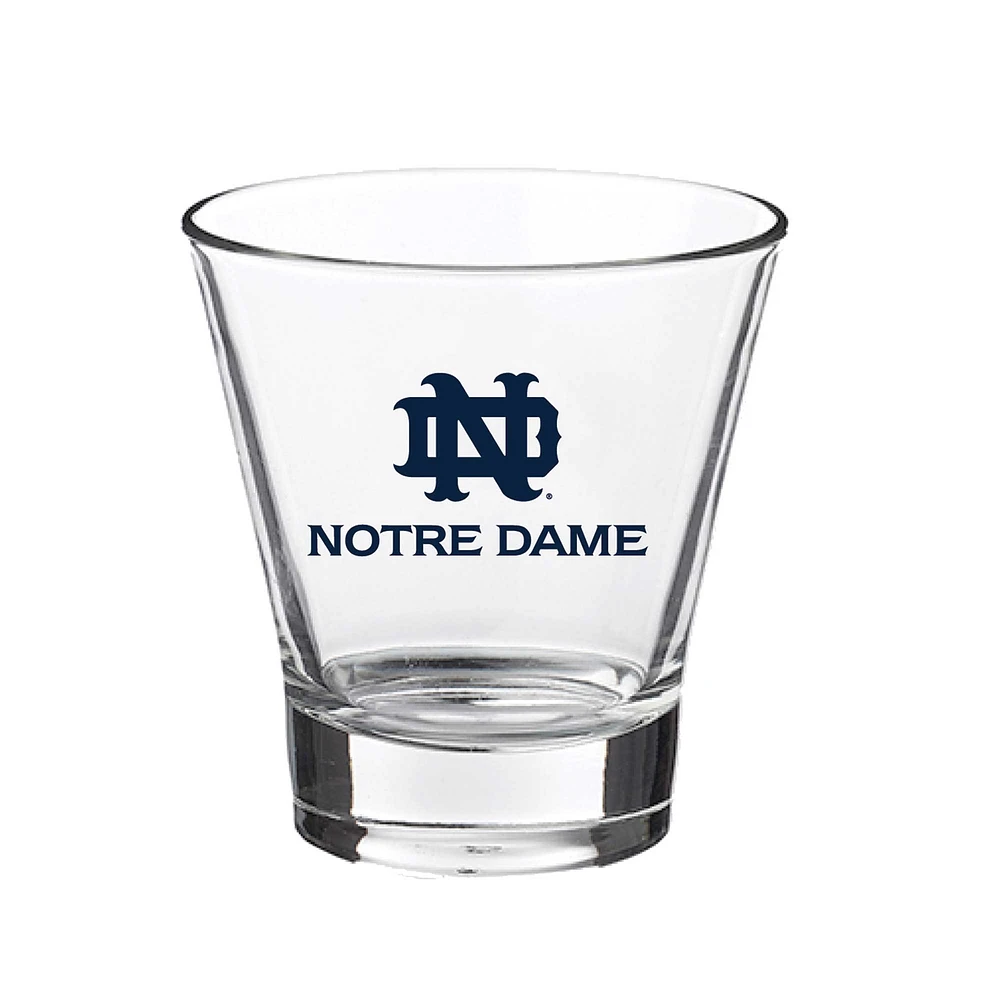 Notre Dame Fighting Irish 12oz. Slant Vault Rock Glass