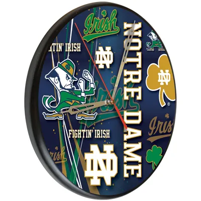 Notre Dame Fighting Irish 13'' Team Printed Wood Clock