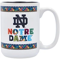 Notre Dame combattant les Irlandais 15oz. Tasse du patrimoine hispanique