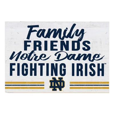 Notre Dame Fighting Irish 24'' x 34'' Friends Family Wall Art