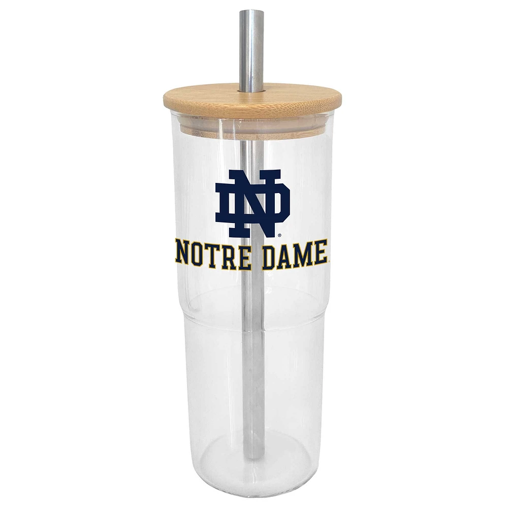 Notre Dame Fighting Irish 24oz. Glass Tumbler