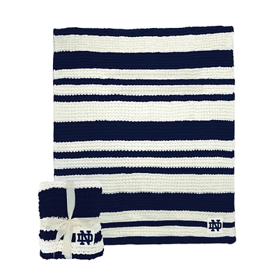 Notre Dame Fighting Irish 50" x 60" Cable-Knit Throw Blanket
