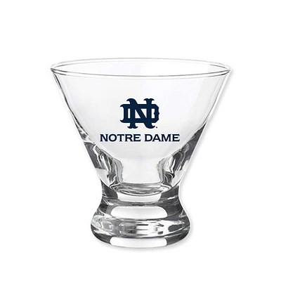 Notre Dame combattant les Irlandais 12oz. Verre à roche à voûte inclinée