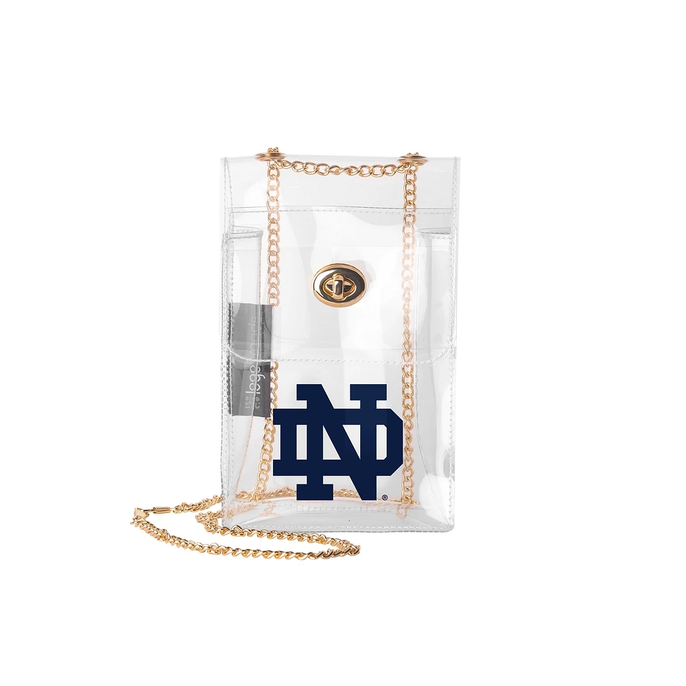 Notre Dame Fighting Irish Clear Essential Crossbody Purse