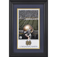 Notre Dame Fighting Irish Framed 10'' x 18'' 11-Time Football National Champions Legacy Print