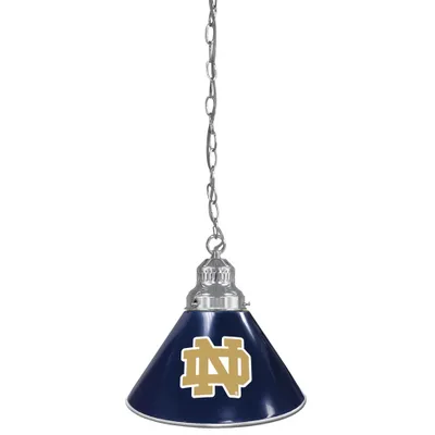 Notre Dame Fighting Irish Secondary Silver Chain Single Shade Billiard Light