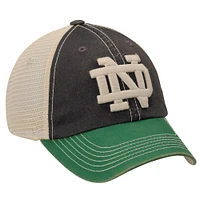 Casquette Ajustable Notre Dame Fighting Irish Top of the World Offroad Trucker bleu marine