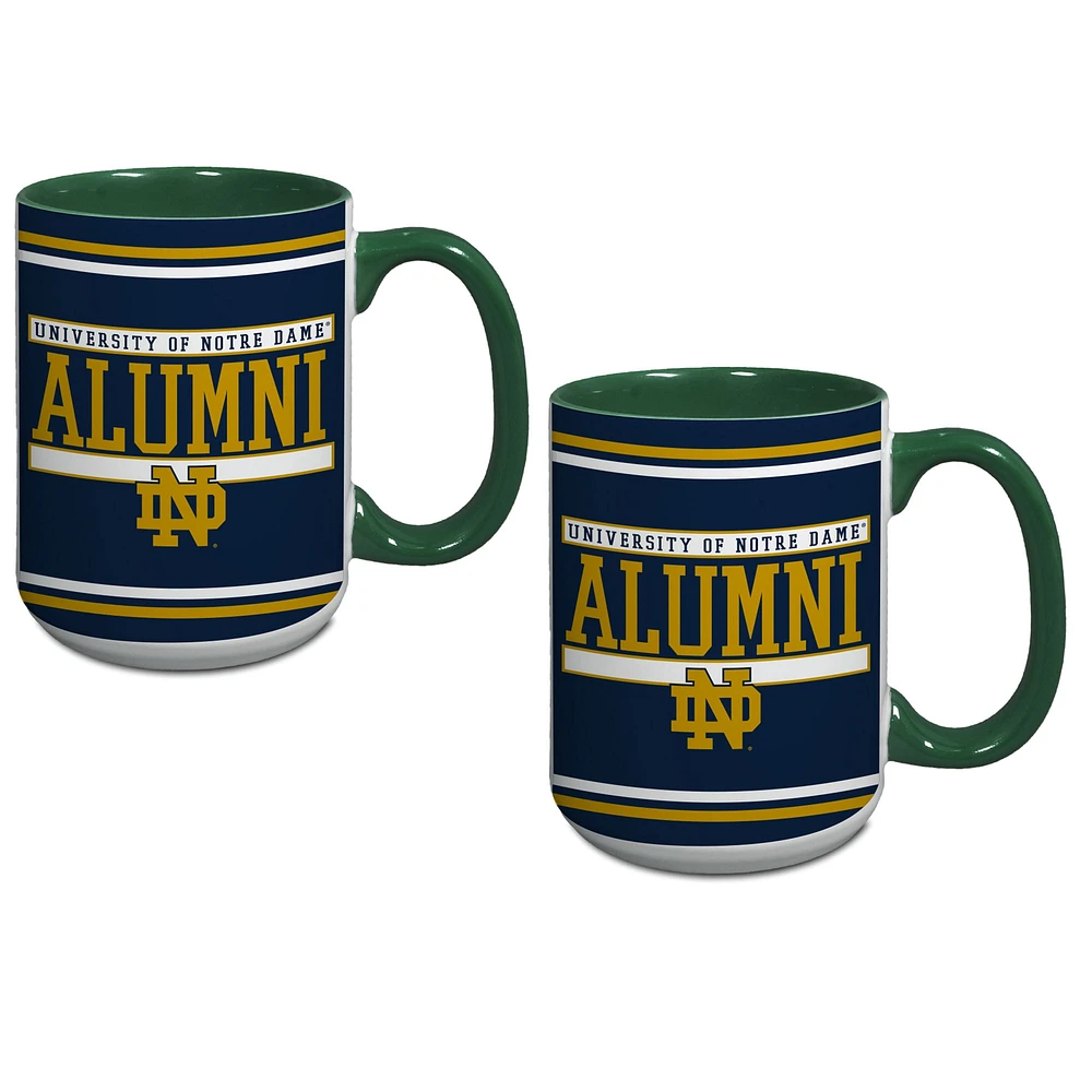 Notre Dame Fighting Irish Two-Pack Alumni Mug Set