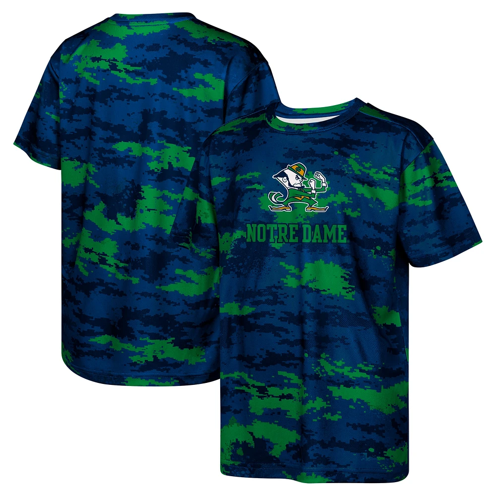 T-shirt de l'équipe football américain Fighting Irish Notre Dame pour enfants d'âge préscolaire