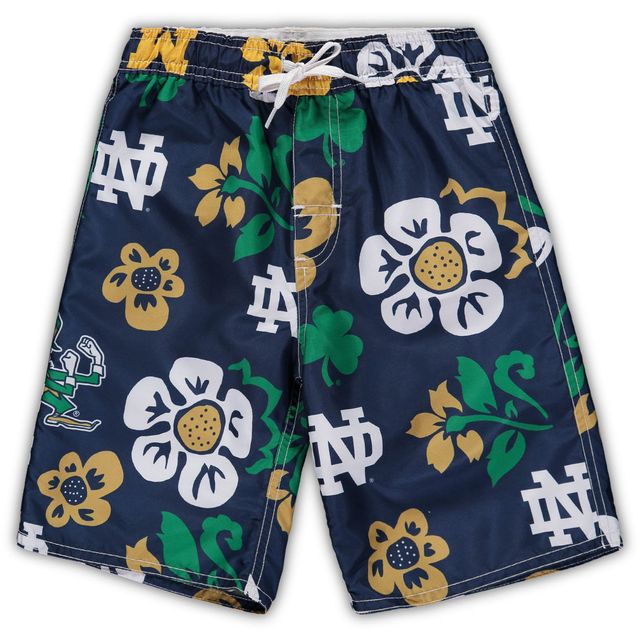 Préscolaire Wes & Willy Navy Notre Dame Fighting Irish Floral Volley Short de bain