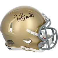 Tim Brown Notre Dame Fighting Irish Autographed Riddell Speed Mini Helmet 